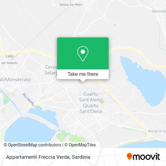 Appartamenti Freccia Verde map
