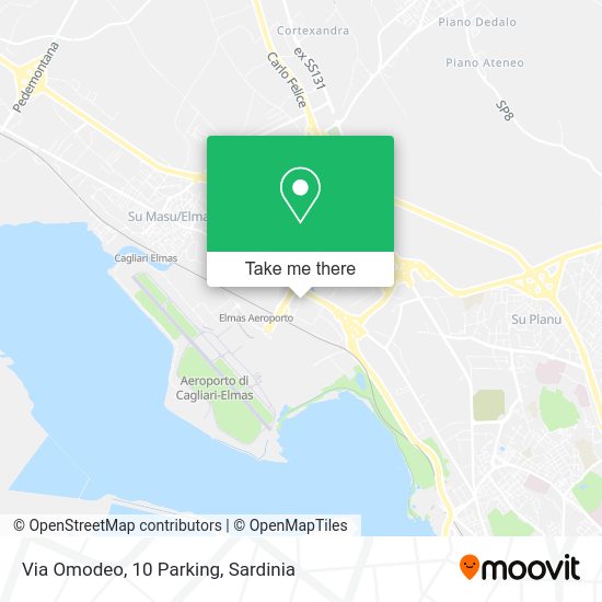 Via Omodeo, 10 Parking map