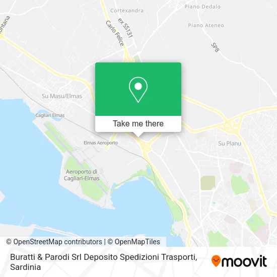 Buratti & Parodi Srl Deposito Spedizioni Trasporti map