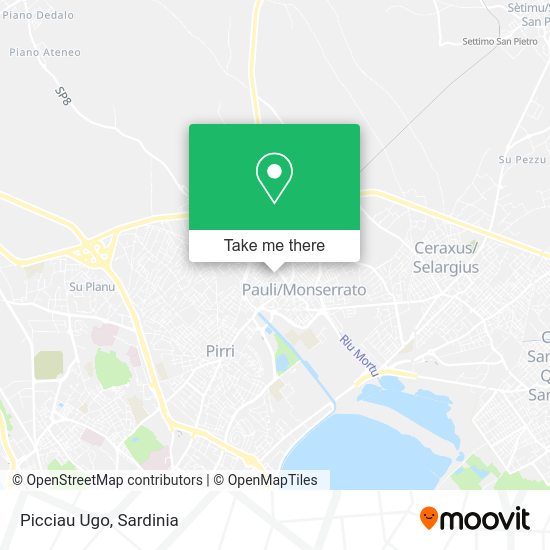 Picciau Ugo map