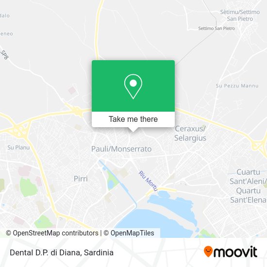 Dental D.P. di Diana map