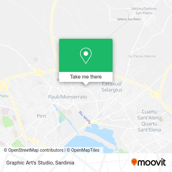 Graphic Art's Studio map
