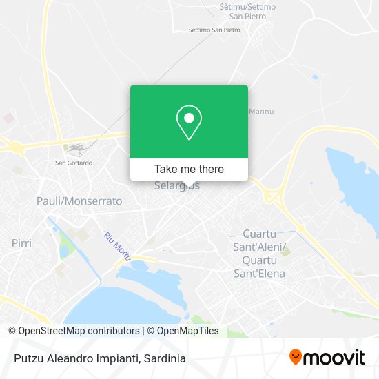 Putzu Aleandro Impianti map