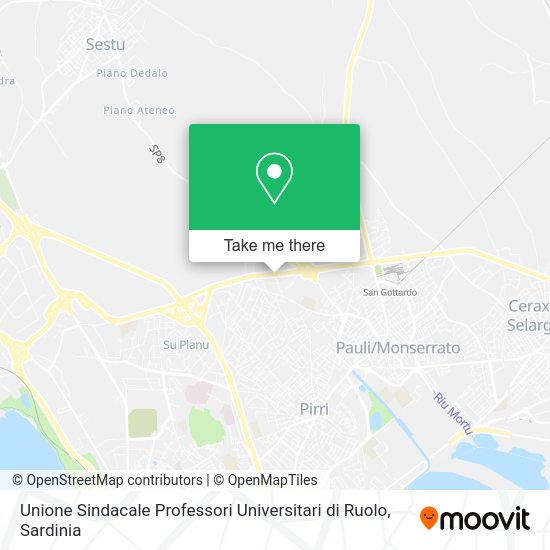 Unione Sindacale Professori Universitari di Ruolo map