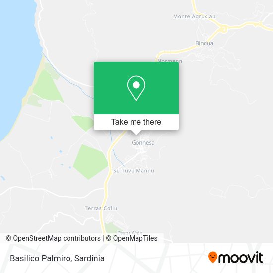 Basilico Palmiro map