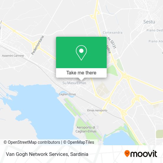 Van Gogh Network Services map