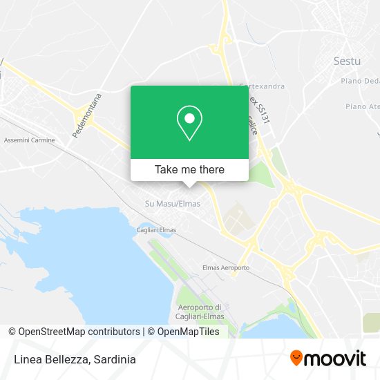 Linea Bellezza map