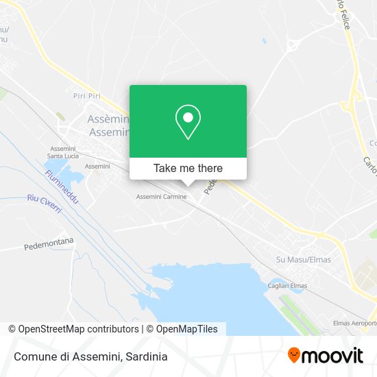 Comune di Assemini map