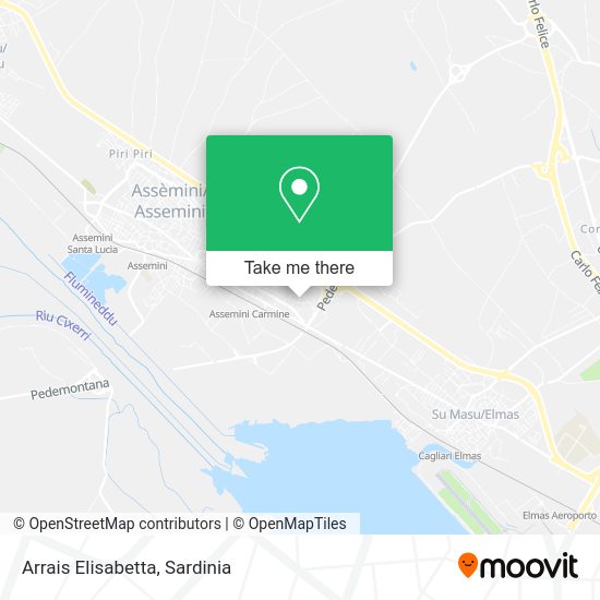 Arrais Elisabetta map