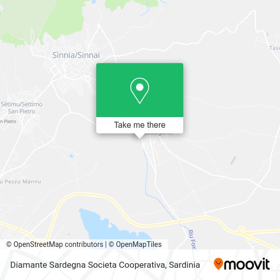 Diamante Sardegna Societa Cooperativa map