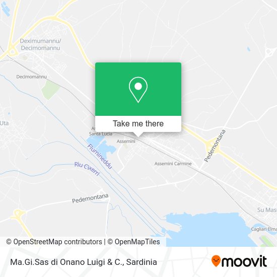 Ma.Gi.Sas di Onano Luigi & C. map