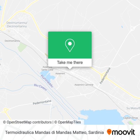 Termoidraulica Mandas di Mandas Matteo map