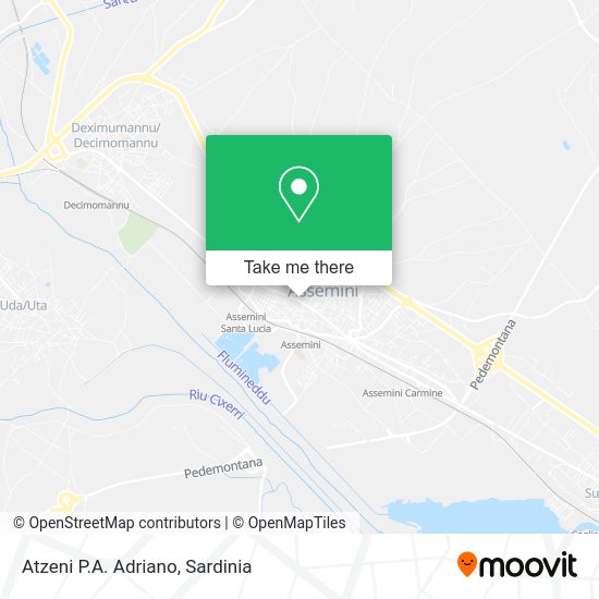 Atzeni P.A. Adriano map