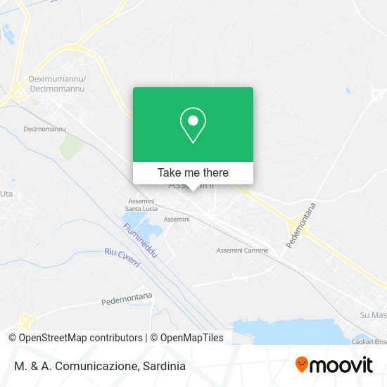 M. & A. Comunicazione map
