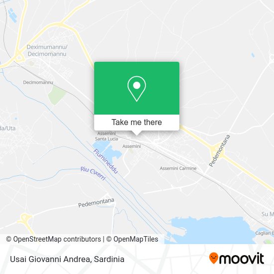 Usai Giovanni Andrea map