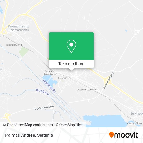 Palmas Andrea map