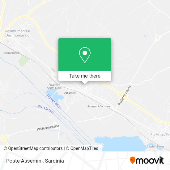 Poste Assemini map