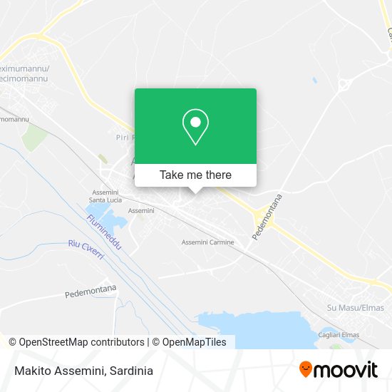 Makito Assemini map
