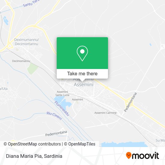Diana Maria Pia map