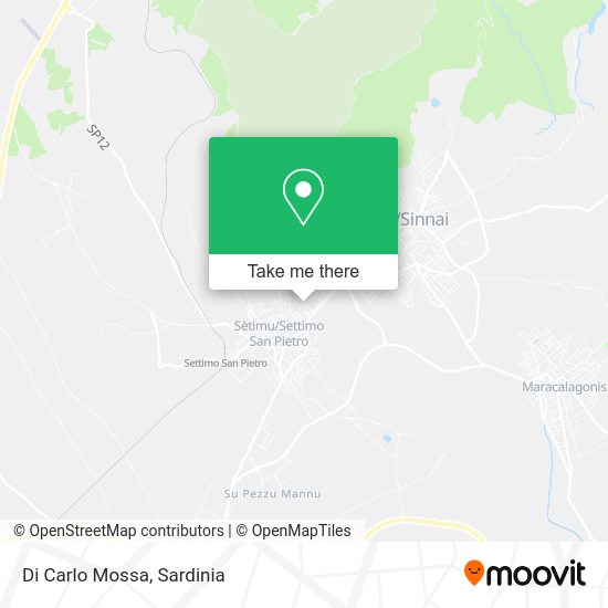 Di Carlo Mossa map