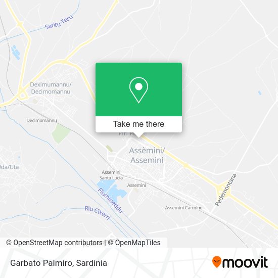 Garbato Palmiro map