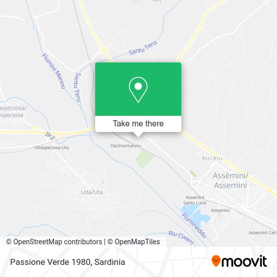 Passione Verde 1980 map