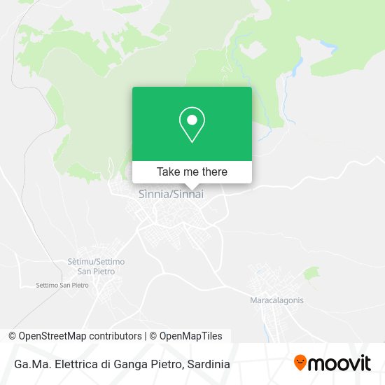 Ga.Ma. Elettrica di Ganga Pietro map