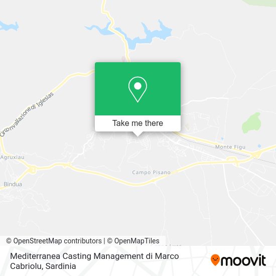 Mediterranea Casting Management di Marco Cabriolu map