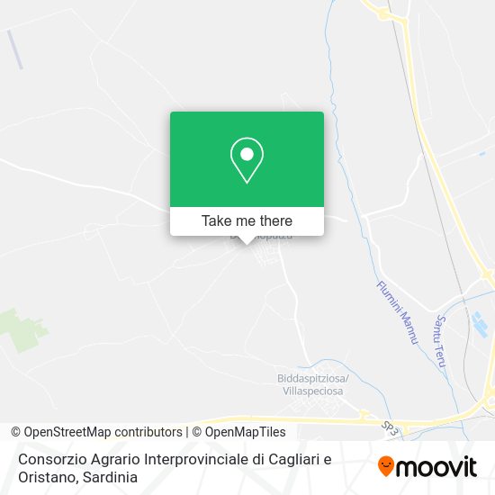 Consorzio Agrario Interprovinciale di Cagliari e Oristano map
