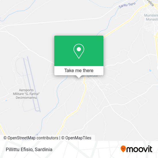 Pillittu Efisio map