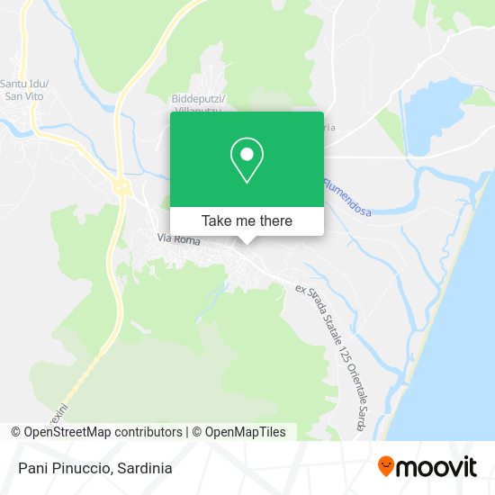 Pani Pinuccio map