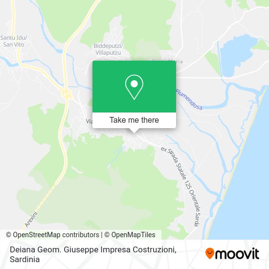 Deiana Geom. Giuseppe Impresa Costruzioni map