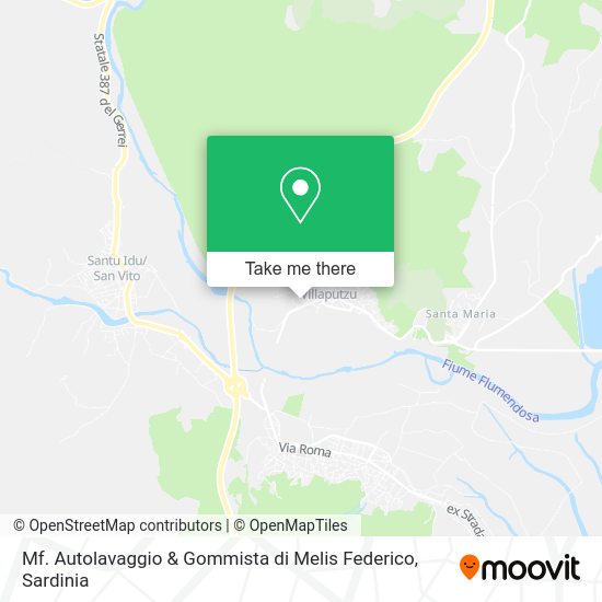 Mf. Autolavaggio & Gommista di Melis Federico map
