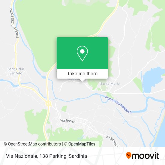 Via Nazionale, 138 Parking map