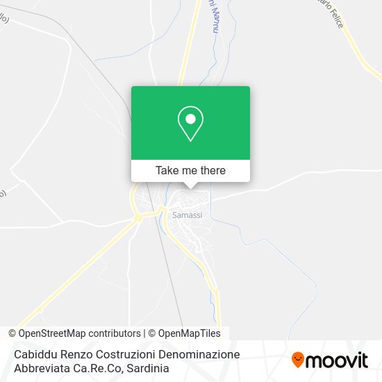 Cabiddu Renzo Costruzioni Denominazione Abbreviata Ca.Re.Co map