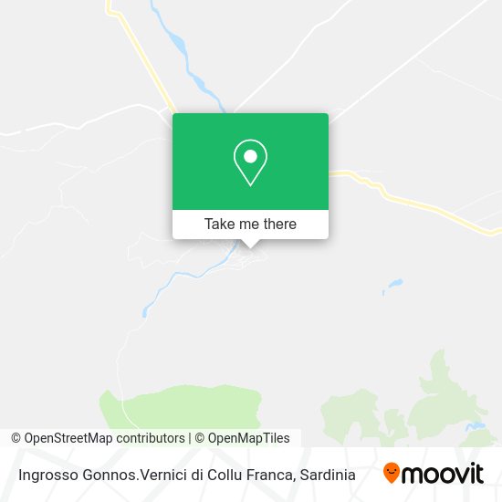 Ingrosso Gonnos.Vernici di Collu Franca map