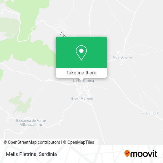 Melis Pietrina map