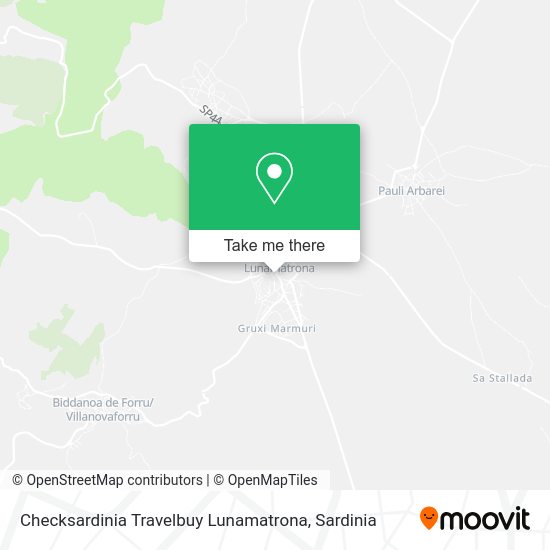 Checksardinia Travelbuy Lunamatrona map