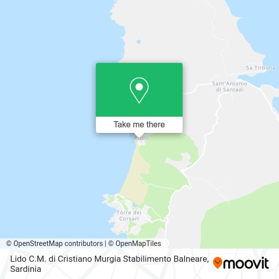 Lido C.M. di Cristiano Murgia Stabilimento Balneare map
