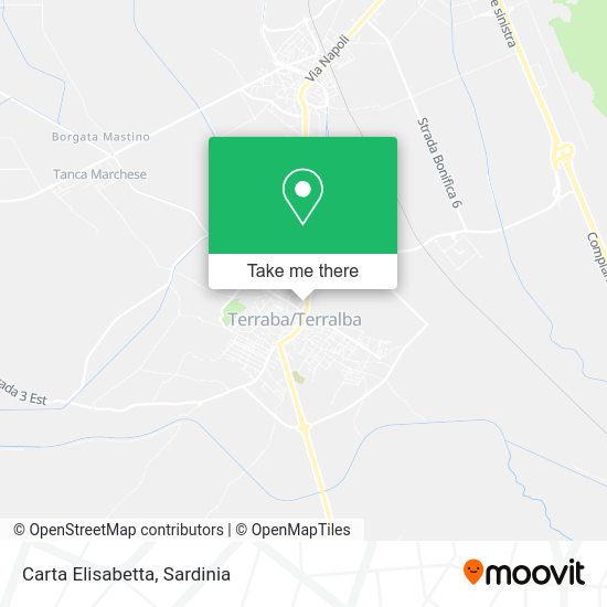 Carta Elisabetta map