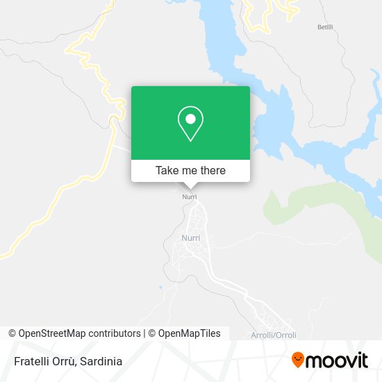 Fratelli Orrù map