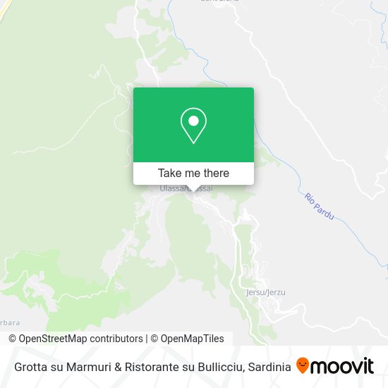 Grotta su Marmuri & Ristorante su Bullicciu map