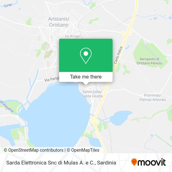 Sarda Elettronica Snc di Mulas A. e C. map
