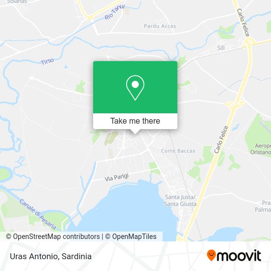Uras Antonio map