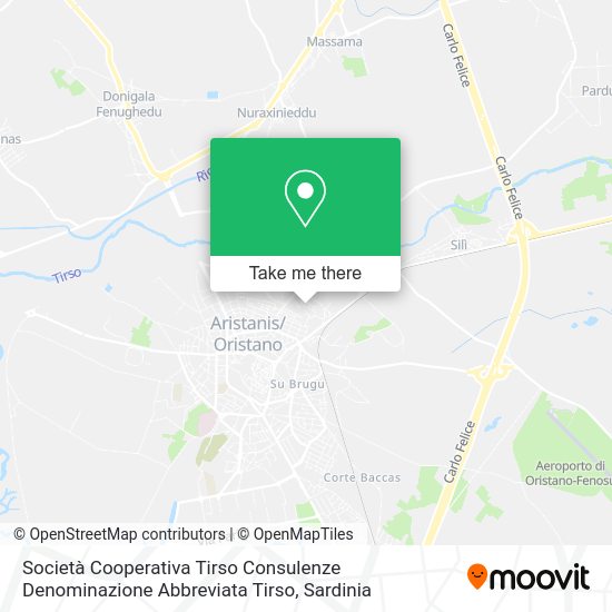 Società Cooperativa Tirso Consulenze Denominazione Abbreviata Tirso map