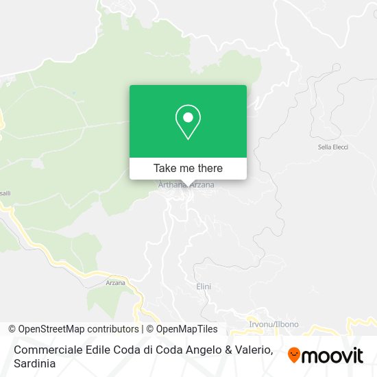 Commerciale Edile Coda di Coda Angelo & Valerio map