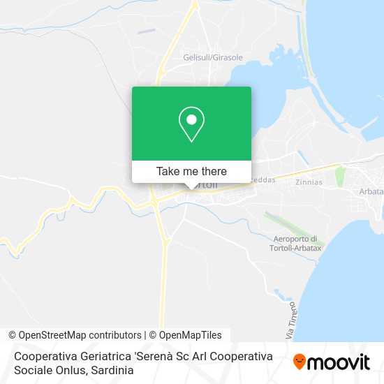 Cooperativa Geriatrica 'Serenà Sc Arl Cooperativa Sociale Onlus map