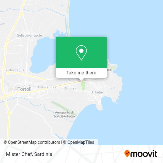 Mister Chef map