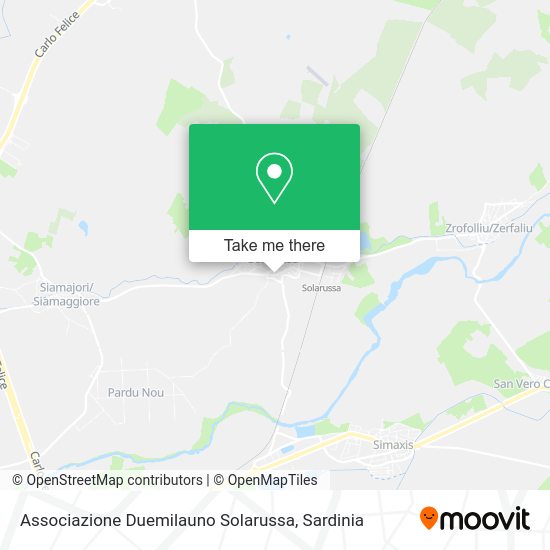 Associazione Duemilauno Solarussa map