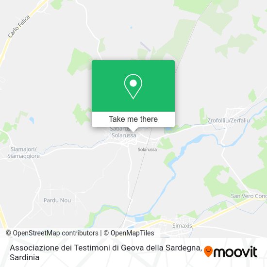 Associazione dei Testimoni di Geova della Sardegna map